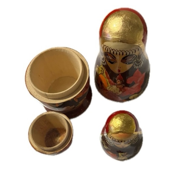 VTG RARE Trad. Russian Sergiev Posad Matryoshka Babushka Nesting Dolls 7pc - Picture 3 of 14